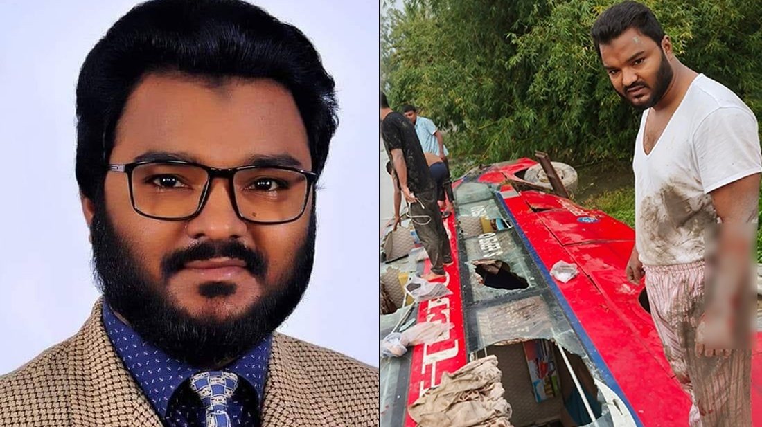 সড়ক দুর্ঘটনায় গণঅধিকার পরিষদের মুখপাত্রসহ আহত ১৫